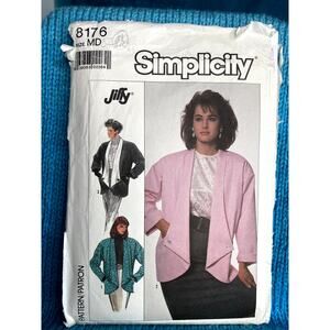 Simplicity 8176 Sewing pattern Blazer oversized lapel size M 14-16